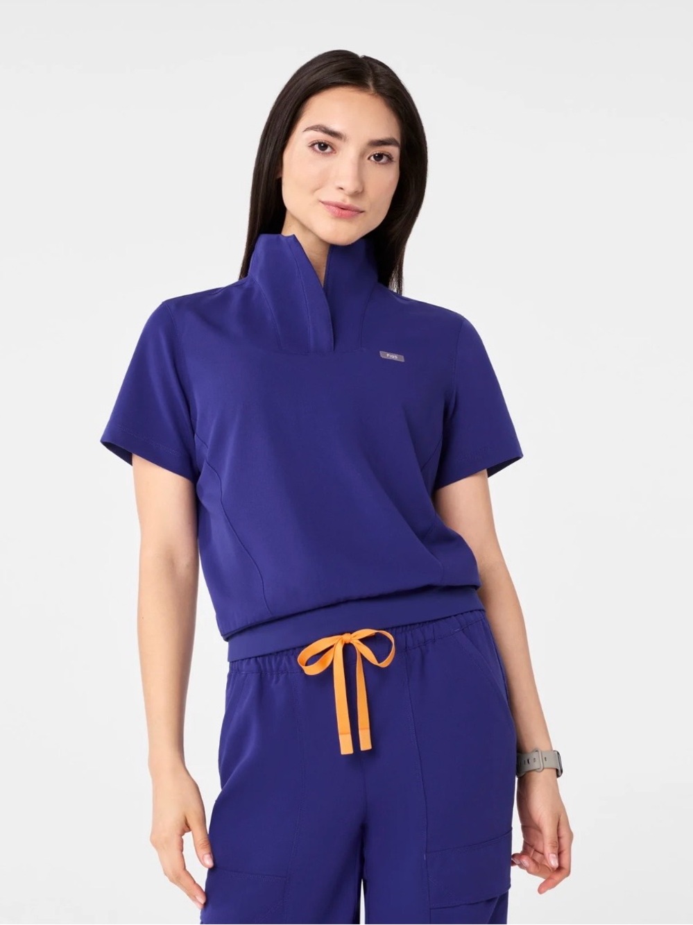 Set, Black Figs Torrella 1/4 zip top and Yola high wasted skinny scrub pant